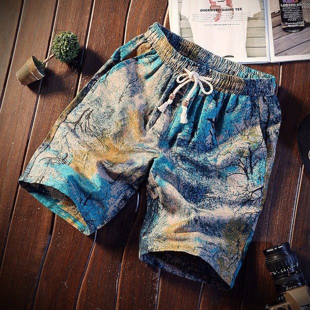 Summer shorts beach five-point casual pants