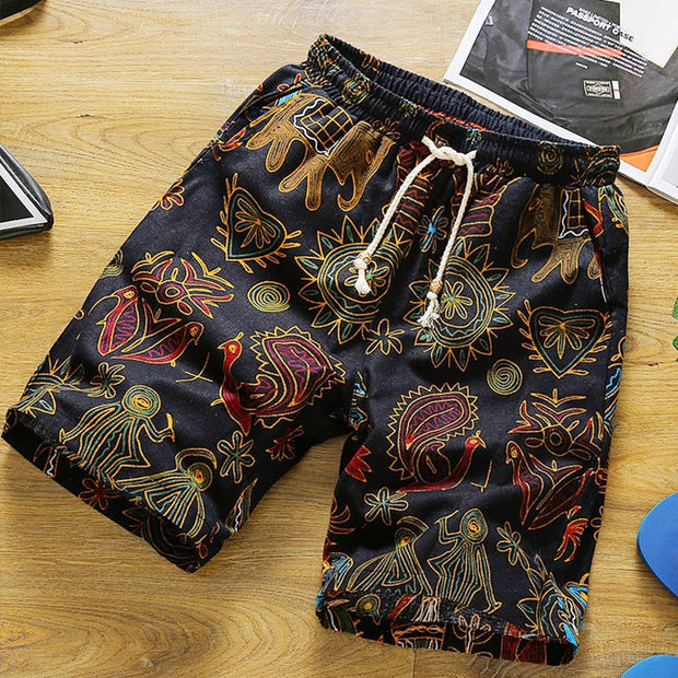 Summer shorts beach five-point casual pants