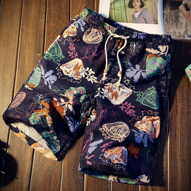 Summer shorts beach five-point casual pants