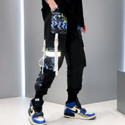 Loose and thin street hiphop reflective hip-hop pants