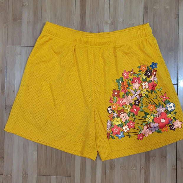 Fashion design sports print casual shorts