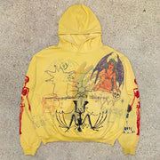 Personalized street style men's loose long-sleeved hoodie