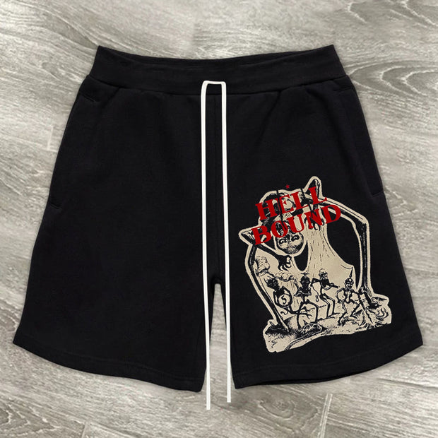 Retro Fashion Casual Street Sports Shorts