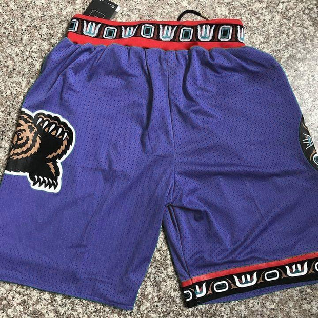 Trendy cartoon print sports shorts