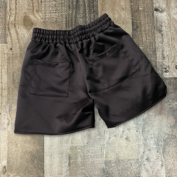 Retro red cross hit color shorts hip hop fashion