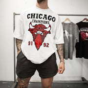 Personalized street style casual round neck T-shirt