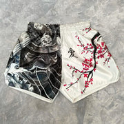 Plum art boxing shorts