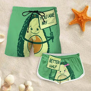 Avocado cute men's shorts