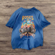 Car cartoon casual short-sleeved T-shirt