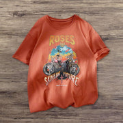 Car cartoon casual short-sleeved T-shirt