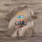 Car cartoon casual short-sleeved T-shirt